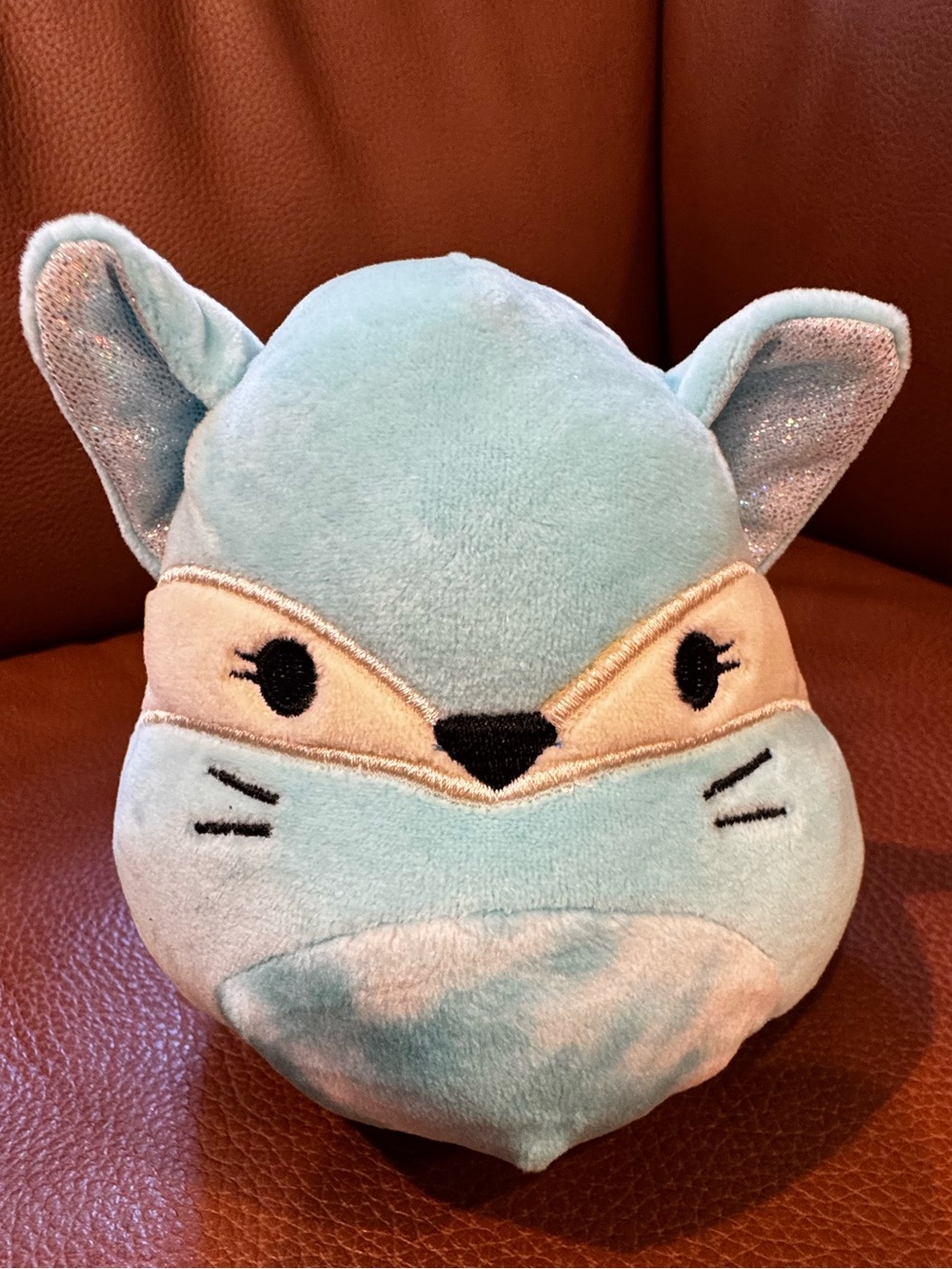 Flip-A-Mallows Blue/Red Reversible Fox Plush